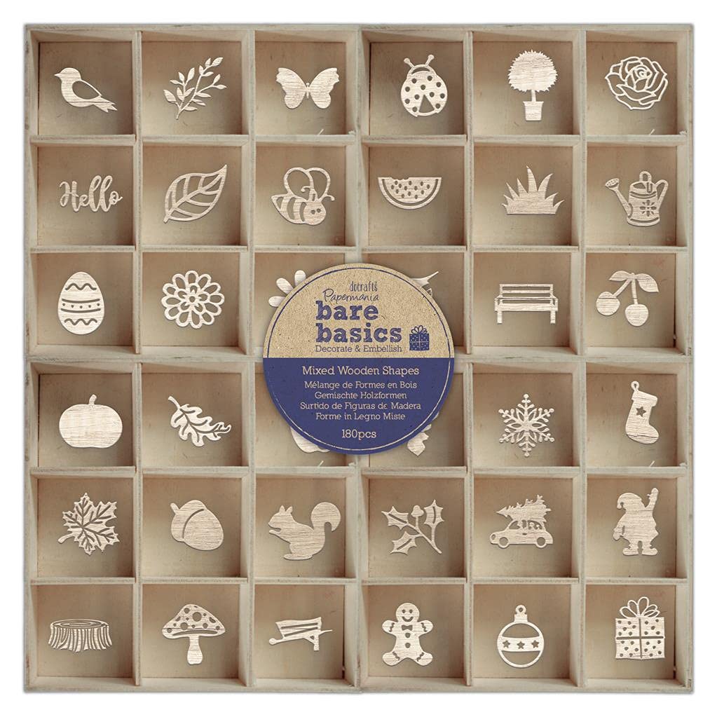 Bare Basics Wooden Shapes, One Size