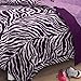 My Room Zebra Purple Ultra Soft Microfiber Comforter Sheet Set, Multi-Colored, Twin/Twin X-Large