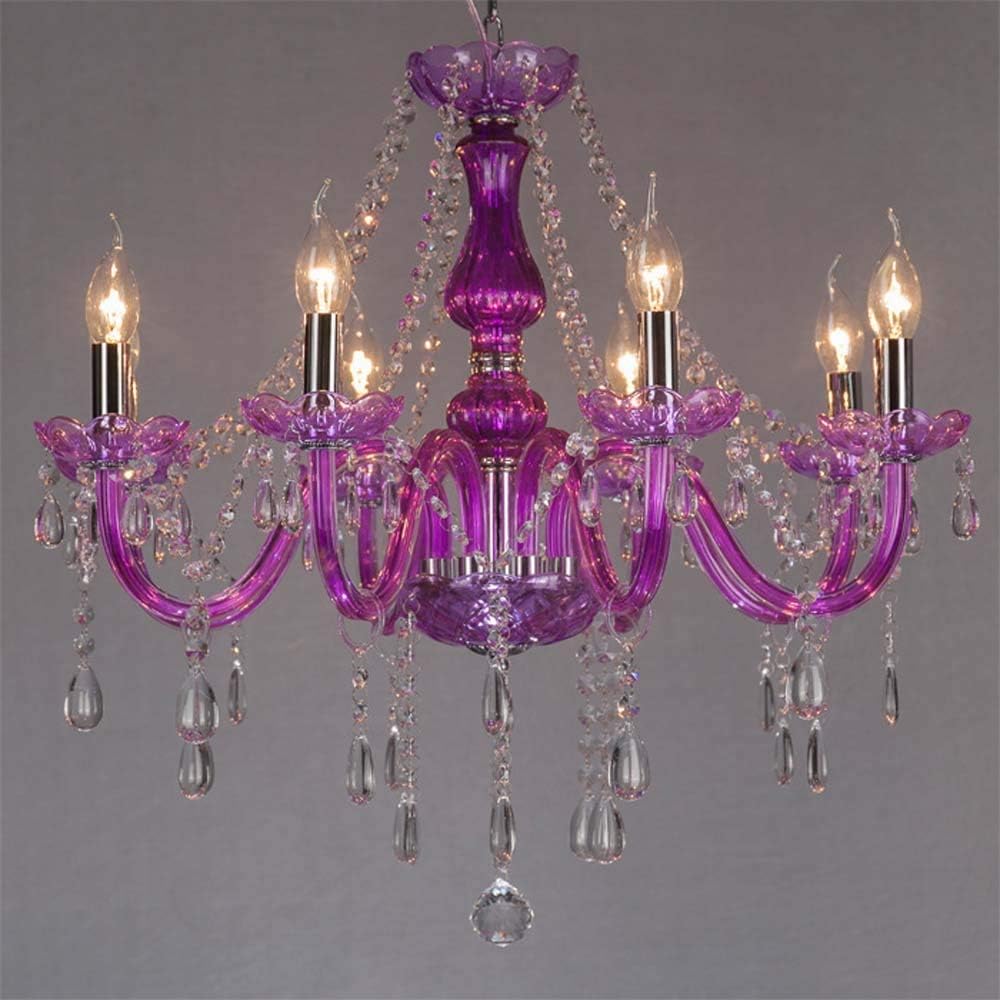 WWFF 8 - Lámpara de araña de Cristal con Forma de Vela, para la casa
