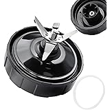 Ninja Blender Replacement Parts – Premium Ninja Blender Blade 6 Fin – Heavy Duty Stainless Steel and Food-Grade Plastic for S