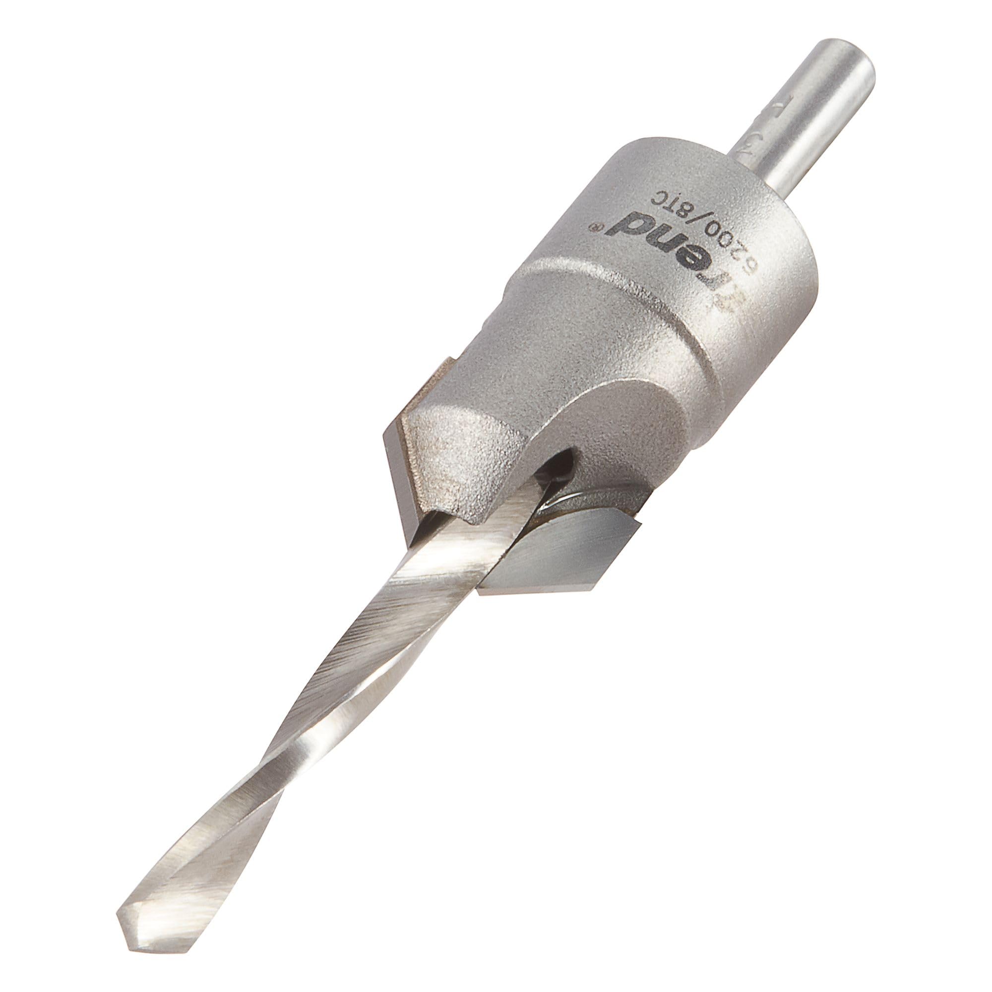 Trend TCT Adjustable Countersink 5/8 Inch Diameter with HSS Slow Spiral Drill Bit, Ideal for Plywood & Plastics, 6200/8TC