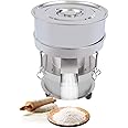 Automatic Sieve Shaker Vibrating Sieve Machine 40 Mesh 60 Mesh Flour Powder Sifter Electric Vibrating Sieve Machine 110V Stainless Steel (with 2 Sieve) (40+60 Mesh)