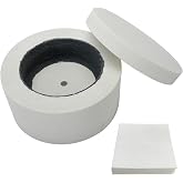 YaeTek Large Microwave Kiln Glass Fusing Jewelry Ceramics DIY Tools | Melting Glass Tool Ceramic Fiber Kiln Professional for Pottery Glass Fuseworks Beginner's with 10 Pcs Microwave Kiln Paper