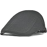WULIQIUQIU Cotton Newsboy Flat Caps for Men Adjustable Cabbie Ivy Driving Beret Hats Hunting Hat