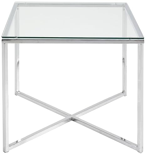 AC Design Furniture Regal Gurli, B: 50 T: 50 H: 45 cm, Glas, Klar