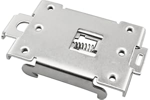 FMHXG 35mm Rail Mounting Bracket Metal 35mm DIN Rail Mount Adapter for Single Phase Solid State Relay Relay Rail Mounting