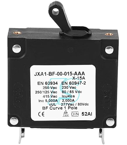 Circuit Breaker, DC/AC Manual ON/Off Toggle Reset Switch