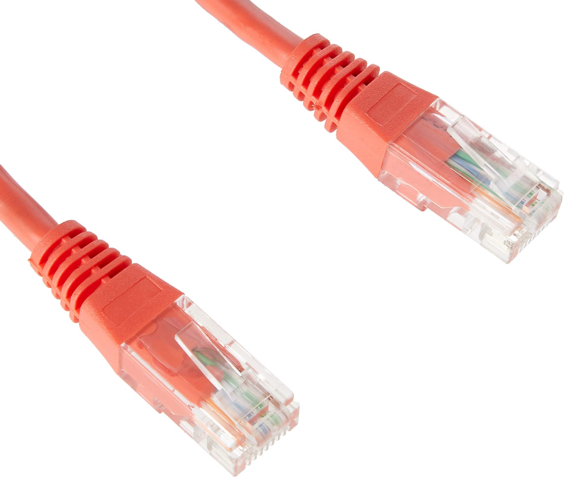 PRO SIGNAL PS11303 RJ45 Male to Male Cat5e UTP Ethernet Patch Lead, 0.2m Orange