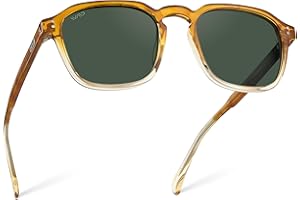 WEARME PRO WMP Eyewear - Men's Polarized Square Sunglasses: Modern Retro Style with Unique Color Combos