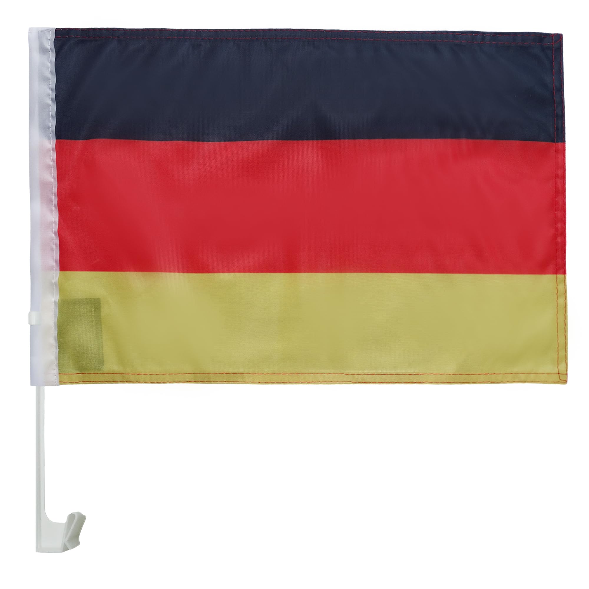 Germany Car Flag 18'' x 12'' - German Car flags 30 x 45cm - Banner 18x12 INCHES PLASTIC STICK - AZ FLAG — image 1