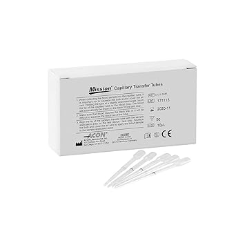 Swiss Point Of Care Kapillarröhrchen für Cholesterin 3 in 1 Messgerät (50 Stück) | zur Laborgenauen Messung der Cholesterinwe