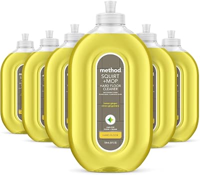 Method All Surface Eco Floor Cleaner Lemon and Ginger 739 ml Pack of 6