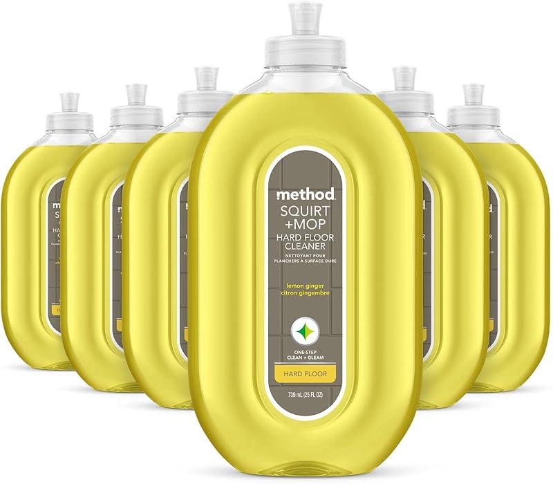 Method All Surface Eco Floor Cleaner Lemon and Ginger 739 ml Pack of 6