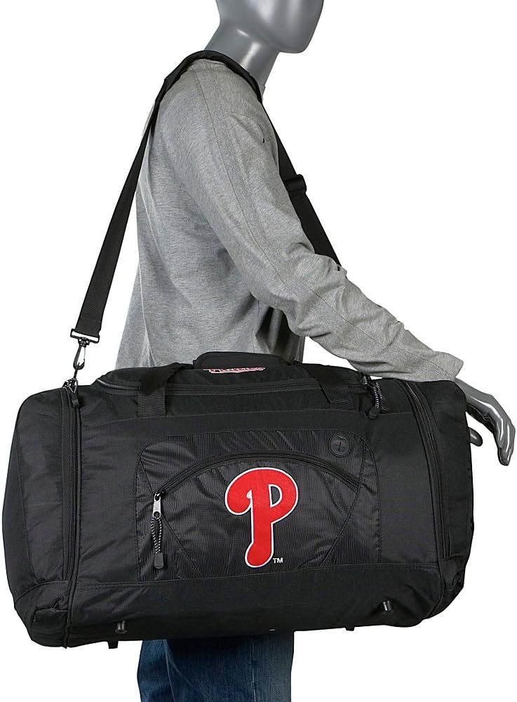 MLB Philadelphia Phillies "Roadblock" Duffel, 20" x 11.5" x 13" : Sports Fan Bags : Sports & Outdoors