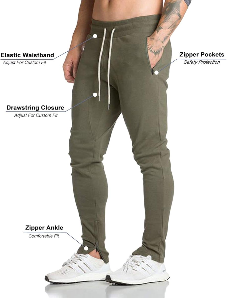 jogger with zipper ankle