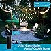 Outdoor Smart Plug Wifi Outlet with 3 Sockets Wireless Remote Control Timer 125V/15A/1875W Compatible with Alexa/Google Home Assistant Weatherproof for Indoor and Outdoor Use No Hub Required Plugs