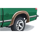 Bushwacker 41024-11 Black Extend-A-Fender Style Smooth Finish Rear Fender Flares for 1994-2003 Chevrolet S10