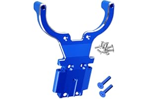 RCMYou Aluminum Front Bulkhead Upgrades Part for 1/10 Slash 4x4 VXL/Stampede 4x4 VXL,Front Bulkhead Hops Up,Navy Blue