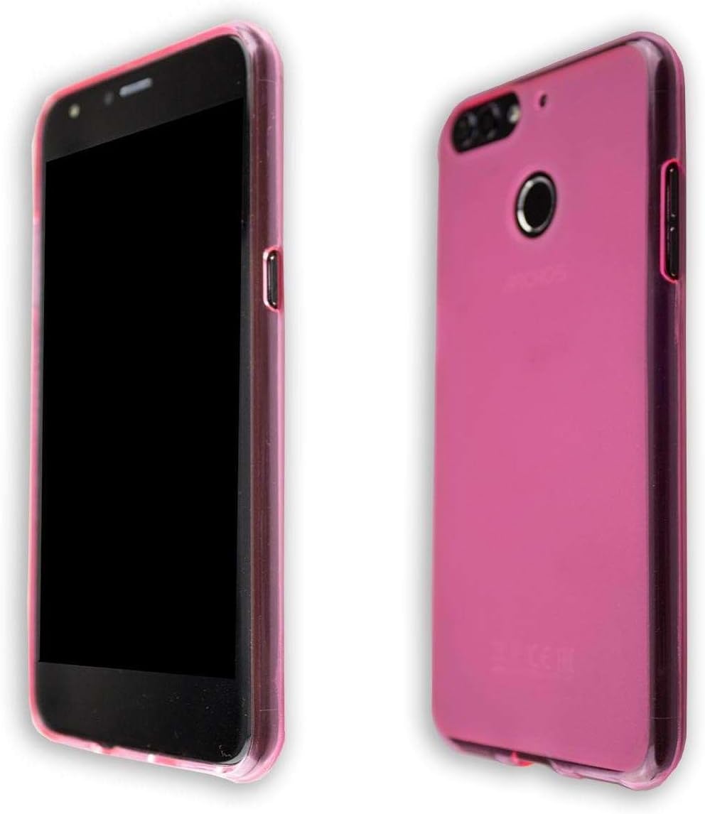caseroxx Smartphone Case Bush Spira D5 5.5 Dual Cam TPU-Case - Shock Absorption, Bumper Case in pink