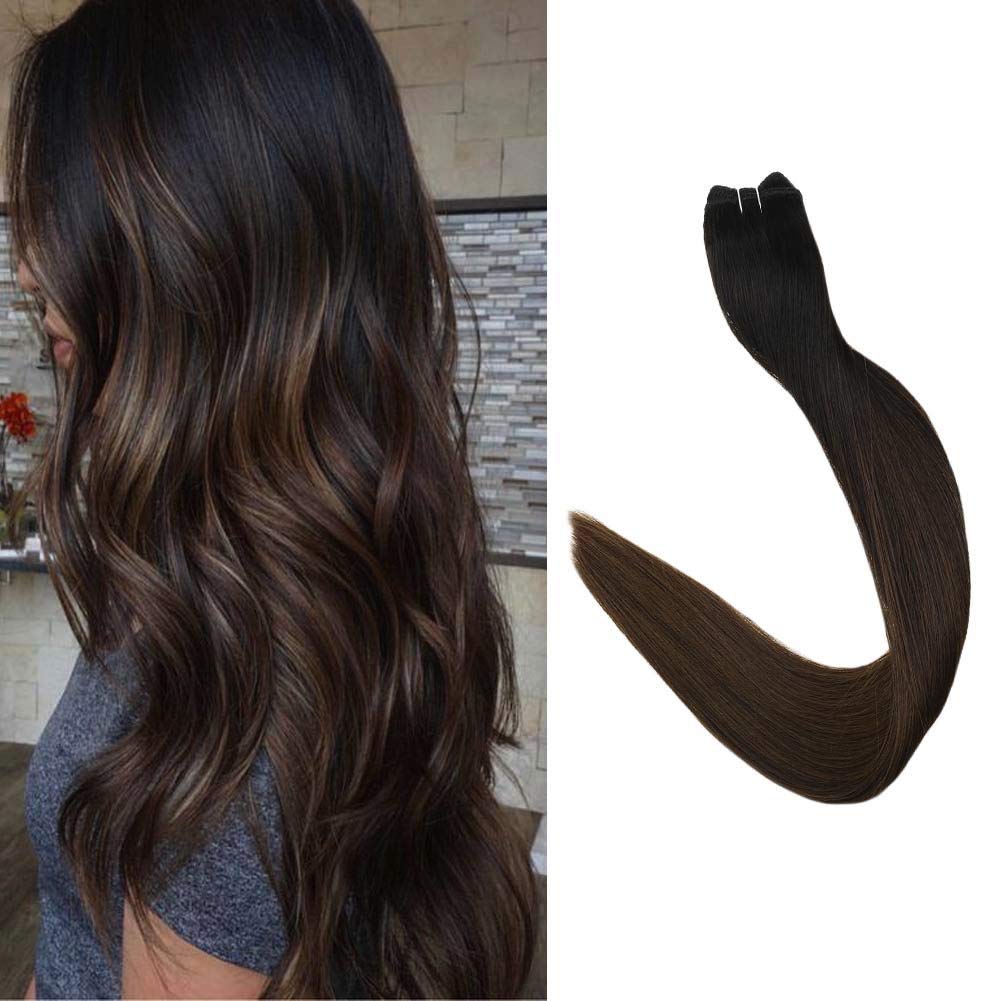 Amazon Com Full Shine 18 Inch Sew In Double Weft Hair Bundles