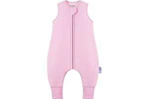 HIBBY Rayon from Bamboo Baby Sleep Sack with Feet & Legs | 1.0 TOG | Luxuriously Soft