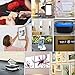 CBTONE 50 PCS Double Sided White Foam Tape Strong Pad Mounting Adhesive Stickers, Square
