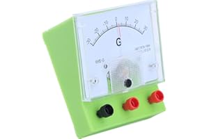 GMBYLBY Home Galvanometer Scientific Current Sensor Sensitive Ammeter Electric Current Detector Analog Display Educational Tool Current Measurement Module Tool Device Sensor Model 69 Sensitive Ammeter Direct