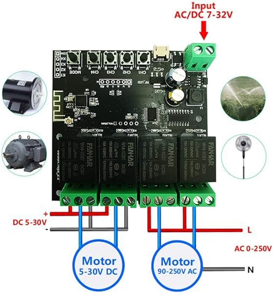 Cobeky 4CH Tuya Switch WiFi Switch Mdulo Rel Smart Life APP Control Remoto Smart Timer para Smart Home Switch