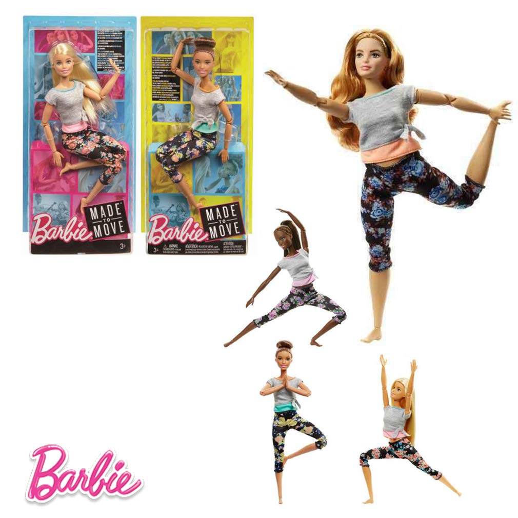 barbie mattel made to move