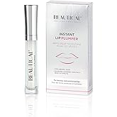 BEAUTICAL Instant Lip Plumper, Hydrating Lip Serum with Hyaluronic Acid, Guarana & Horse Chestnut Extract, Non-Sticky Moisturizing Lip Plumping Gloss, Anti-Aging Lip Care, 5ml