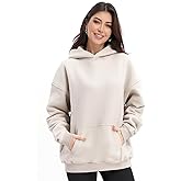 SPRUCE INT Womens Hoodies Long Sleeve Fleece Sweatshirts Pullover Top Cotton