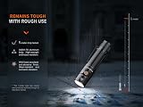 Fenix E35R Rechargeable Torch 3100 Lumens 260m USB-C IP68 21700 Battery view 3