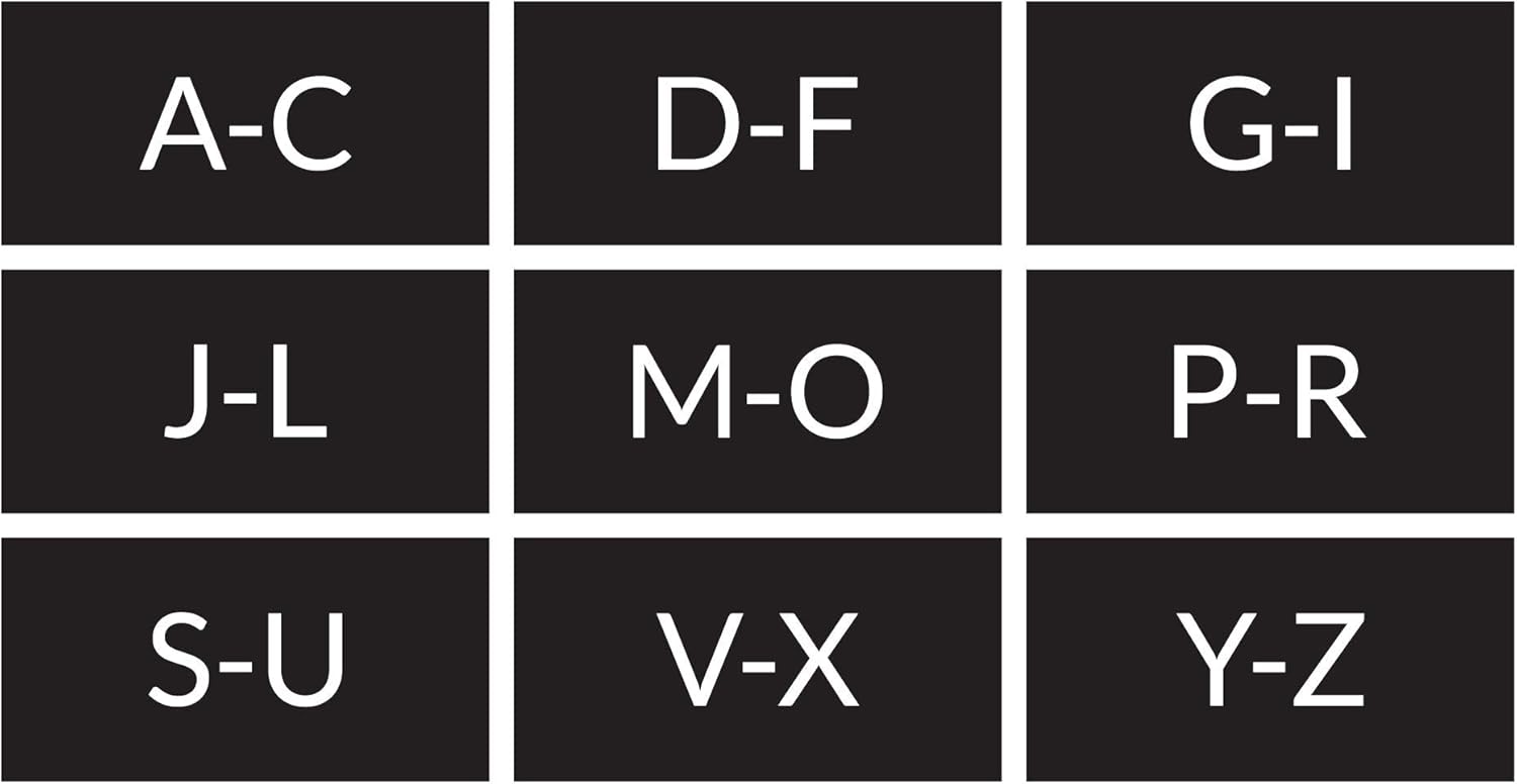 Amazon Com File Cabinet Label Magnets By Dcm Solutions Black 9 Drawer Cabinet Office Products