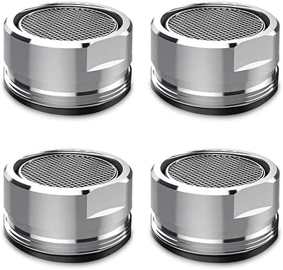 ElegantTin Tap Aerator Replacement Part Set 4 Pcs Stainless Steel 23.8x14.5cm