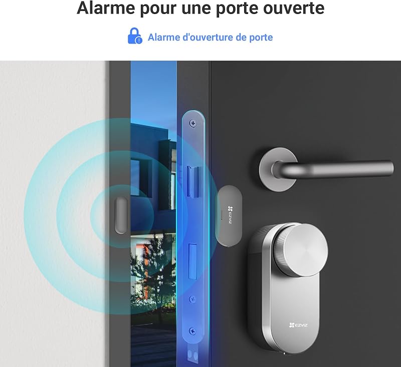 Smart Lock avec Clavier Multifonctionnel, Serrure Connectée fonction Bluetooth accès à distance, Serrure Smart Lock accès sans Clé pour Maison Connectée, DL01PRO et DL01CP