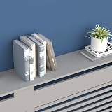 FATIVO Radiator Cover 92cm Height Grey MDF Wooden Cabinet view 6