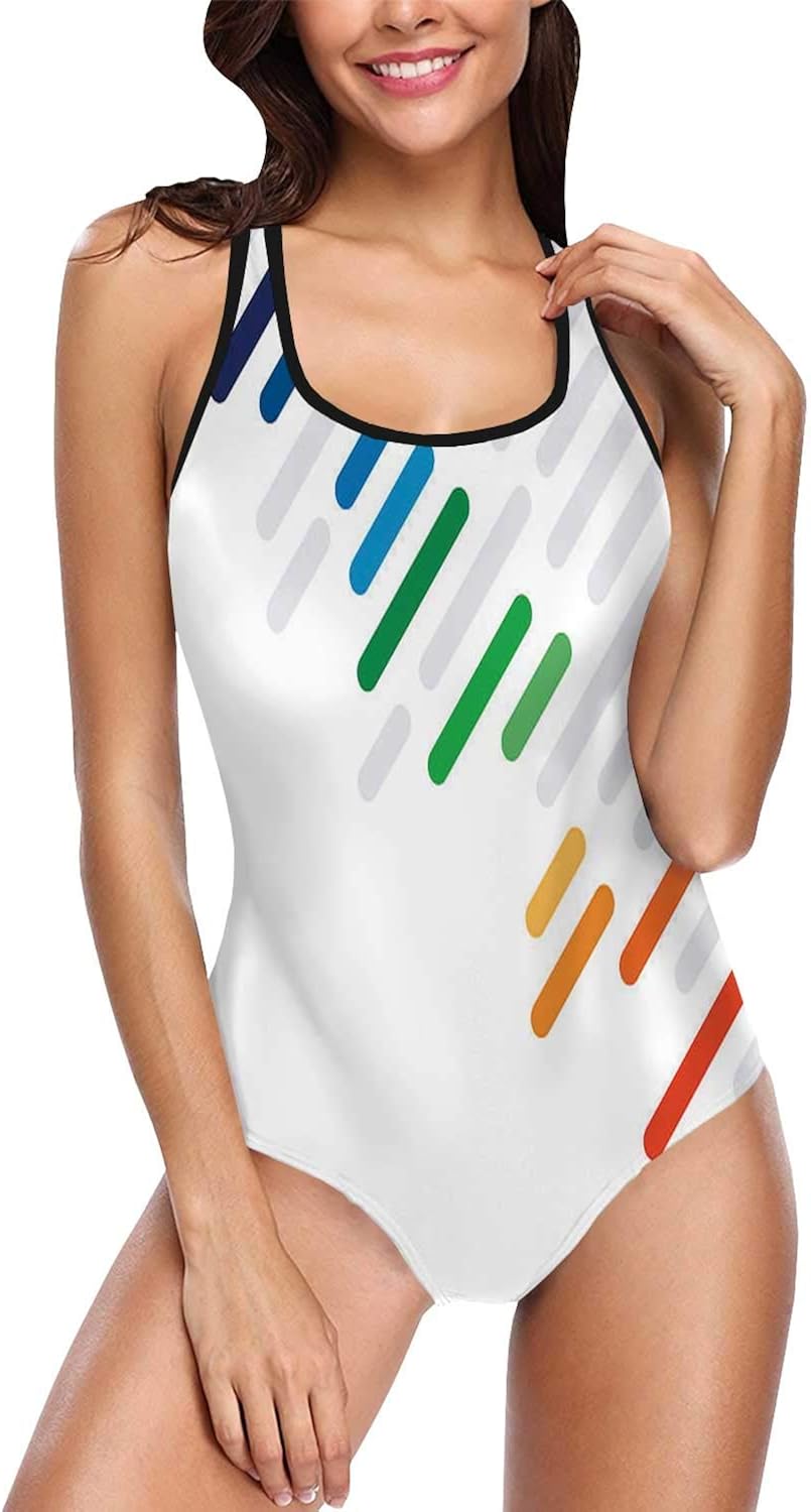 Dogs on The Dimensional Scale.Vector Illustration.- Illustration Dog,Women's Swimsuits Tummy Control for Water Bull