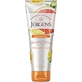 Jergens Sweet Citrus Hand &amp; Body Lotion For Dry Skin, 7 fl oz | Essential Oils, Body Butter Formula, Refreshes Skin, Softens Rough Areas, For Women &amp; Men
