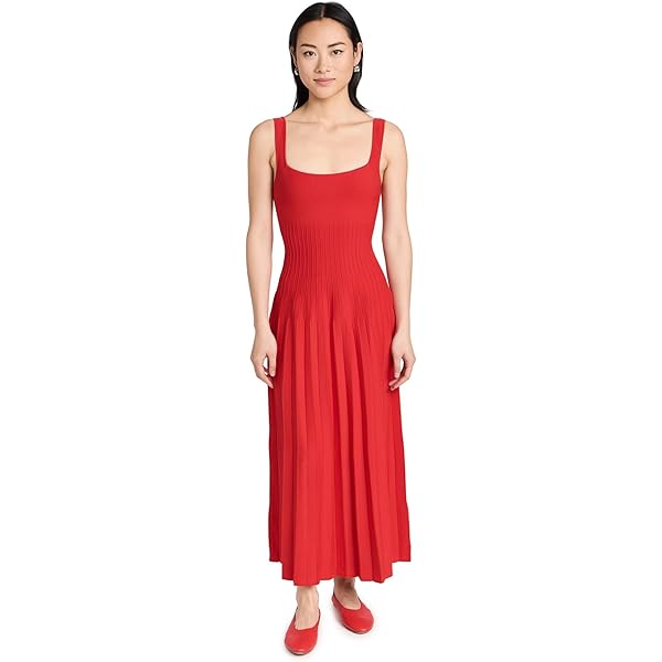 fitted lace wedding dress Calvin Klein Chiffon Bell Sleeve Dress Red 6 at Amazon Women's Clothing  store