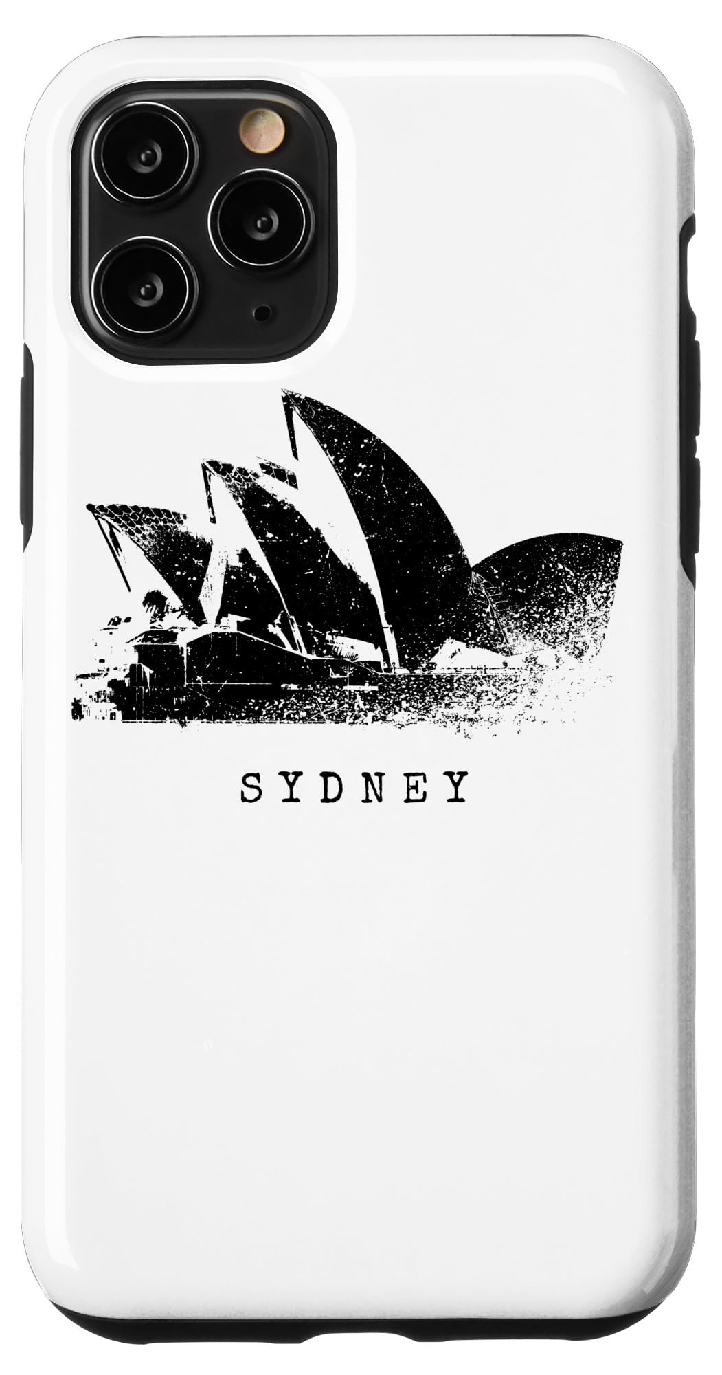 Sydney Opera House Vintage Skyline Australia Trip Lover Fan Case for iPhone 11 Pro
