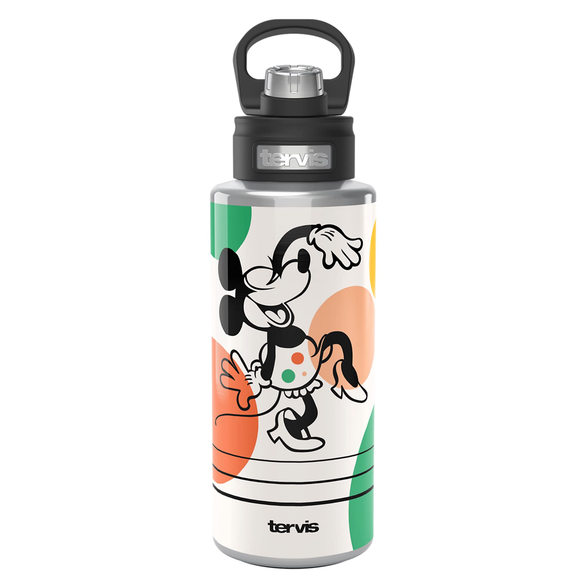 Photo 1 of Tervis Disney Minnie Mouse Delight Triple Walled Insulated Tumbler Travel Cup Keeps Drinks Cold, 32oz Wide Mouth Bottle, Stainless Steel