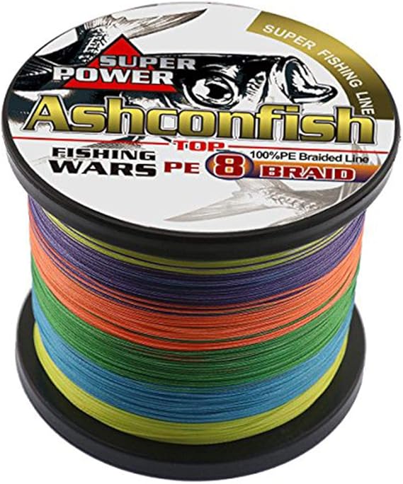 Ashconfish Braided Fishing Line8 Strands Super Strong PE Fishing Wire