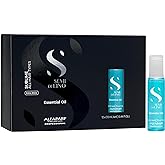 ALFAPARF MILANO Semi Di Lino Sublime Essential Hair Oil Treatment - Lightweight Hair Treatment for Glossy, Shiny Hair - Increase Softness and Luminosity - Color-Safe (12 Vials, 0.44 fl oz Each)