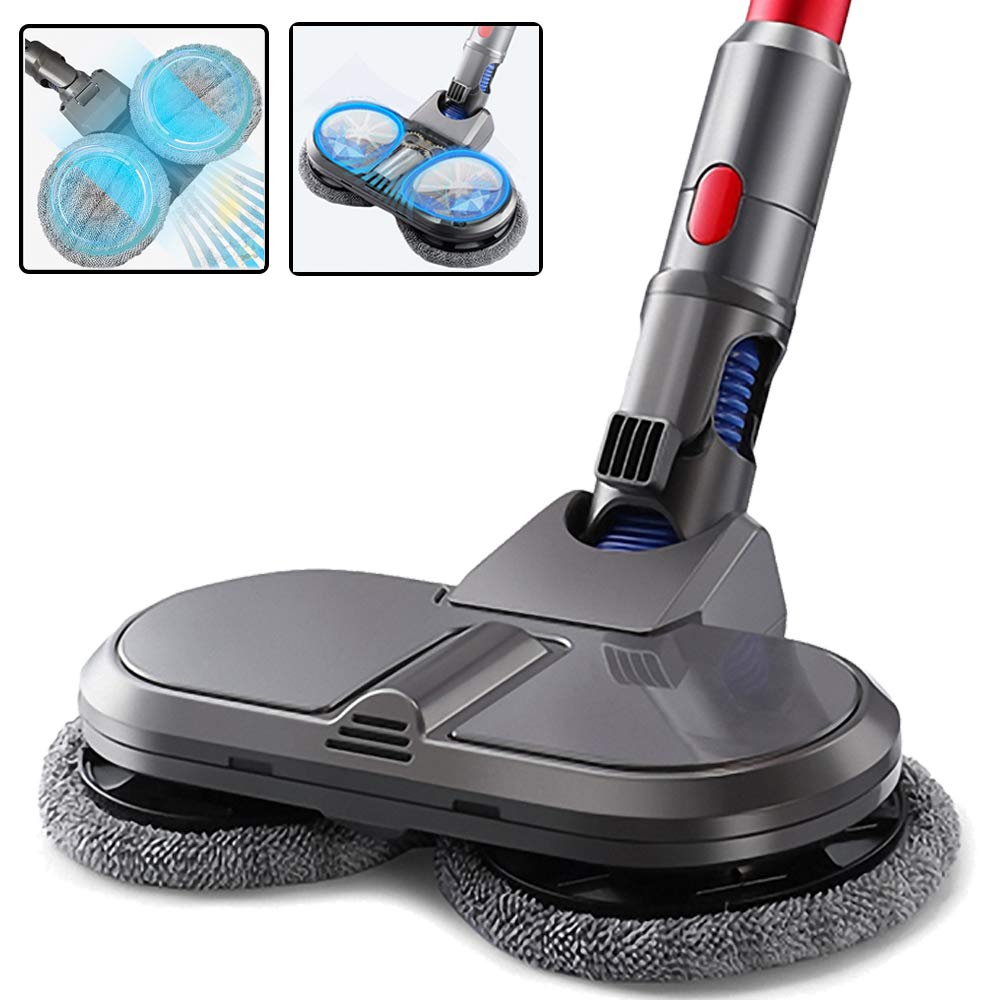 Mua 回転モップヘッド 電動モップヘッド コードレス掃除機ヘッド 電動回転モップヘッド 自走式 自立式 乾湿両用可 対応 ダイソン 掃除機v7 V8 V10 V11ヘッド モップパッド 6枚付き 新製品 Tren Amazon Nhật Chinh Hang 21 Fado