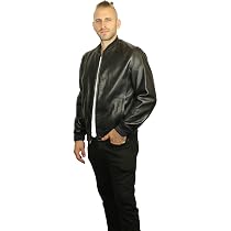 Michael Kors Men's Leather Bomber 