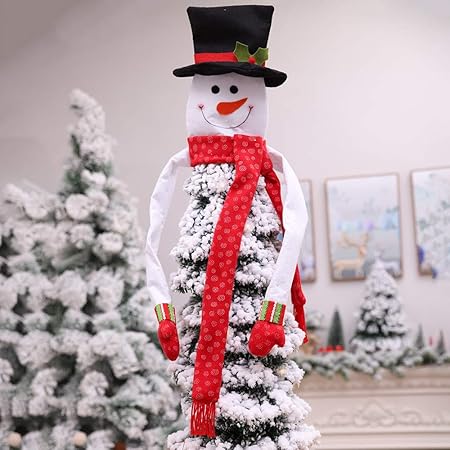 Articoli Di Natale.Decorazioni Per Pupazzi Di Neve In Cima All Albero Di Natale Centri Commerciali Casa Articoli Natalizi Decorazioni Per Alberi Di Natale Red Amazon It Casa E Cucina
