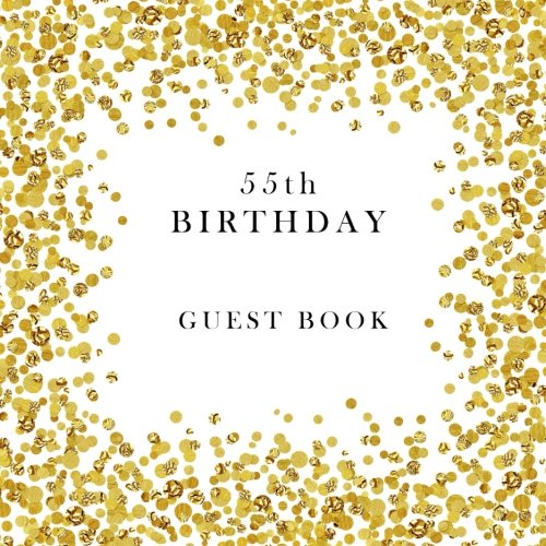 55th Birthday Guest Book by Creative Simple Books