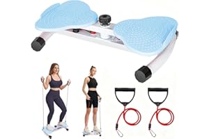 Waist Twister Machine, Adjustable Exercise Twist Board for Women Men, Noiseless Ab Twister for Home Gym Equipment, 330 lbs Ca