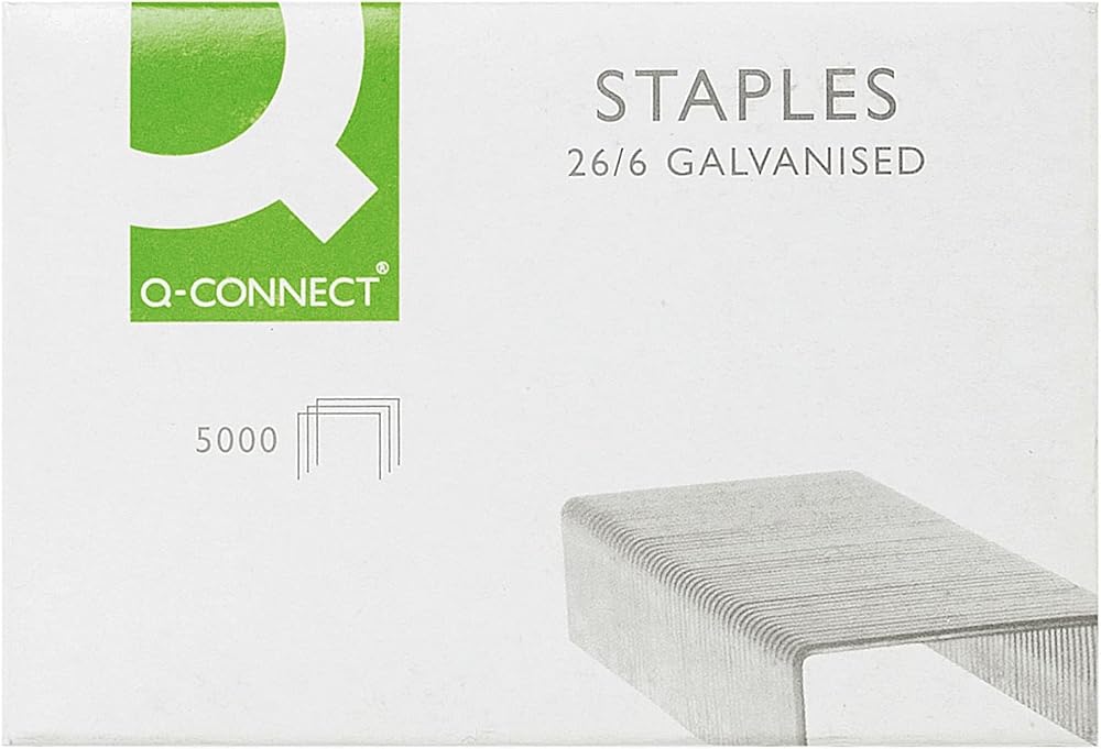 Q-Connect Staples 26/6mm Pack 5000 KF27001