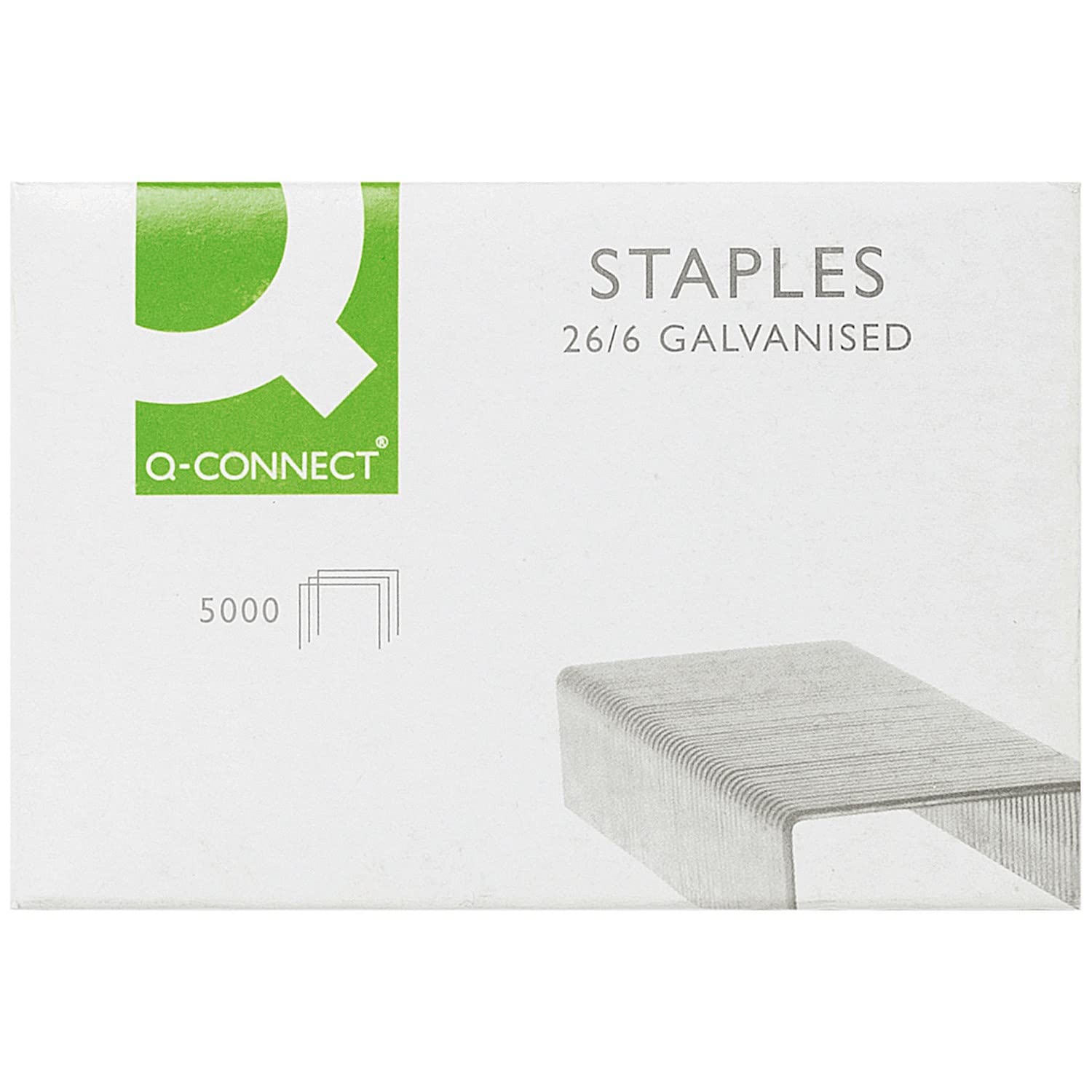 Q-Connect Staples 26/6mm (Pack of 5000) KF27001